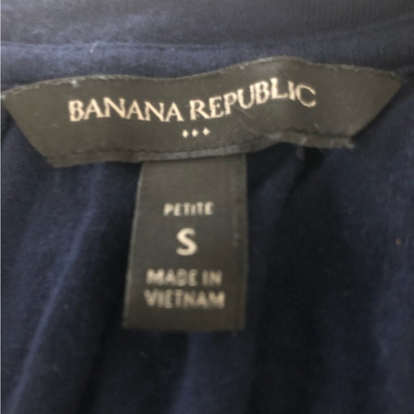 Banana Republic Blouson Navy Blue Summer Dress with adjustable waist, SZ S - Picture 15 of 16